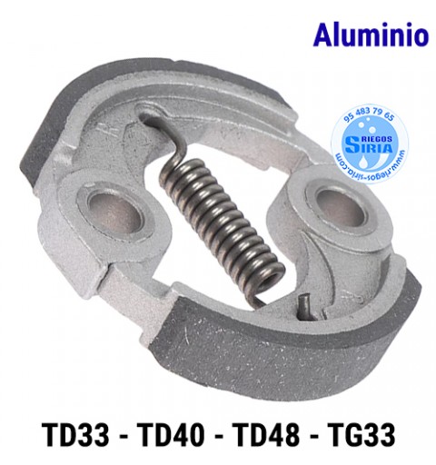 Embrague compatible TD33 TD40 TD48 TG33 Aluminio 060017