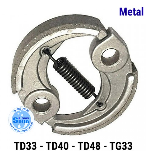 Embrague compatible TD33 TD40 TD48 TG33 Metal 060072