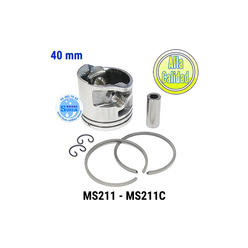 Pistón Completo compatible MS211 MS211C 40mm 020505