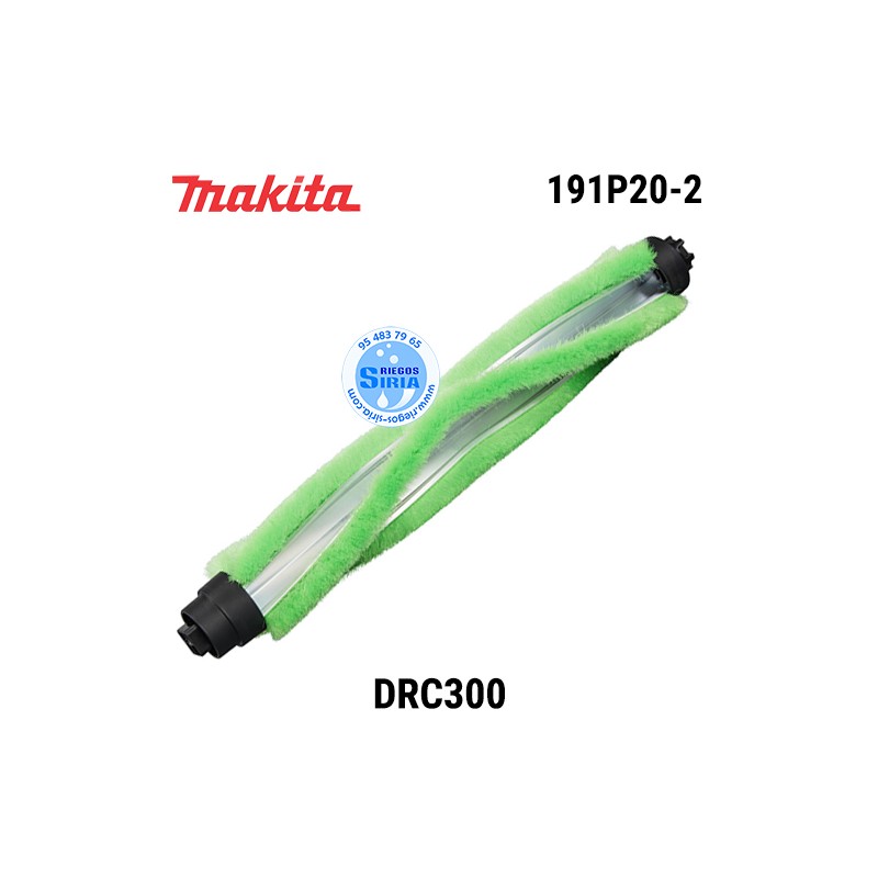 Set Cepillo Principal Tatami Goma PVC Makita DRC300 191P20-2