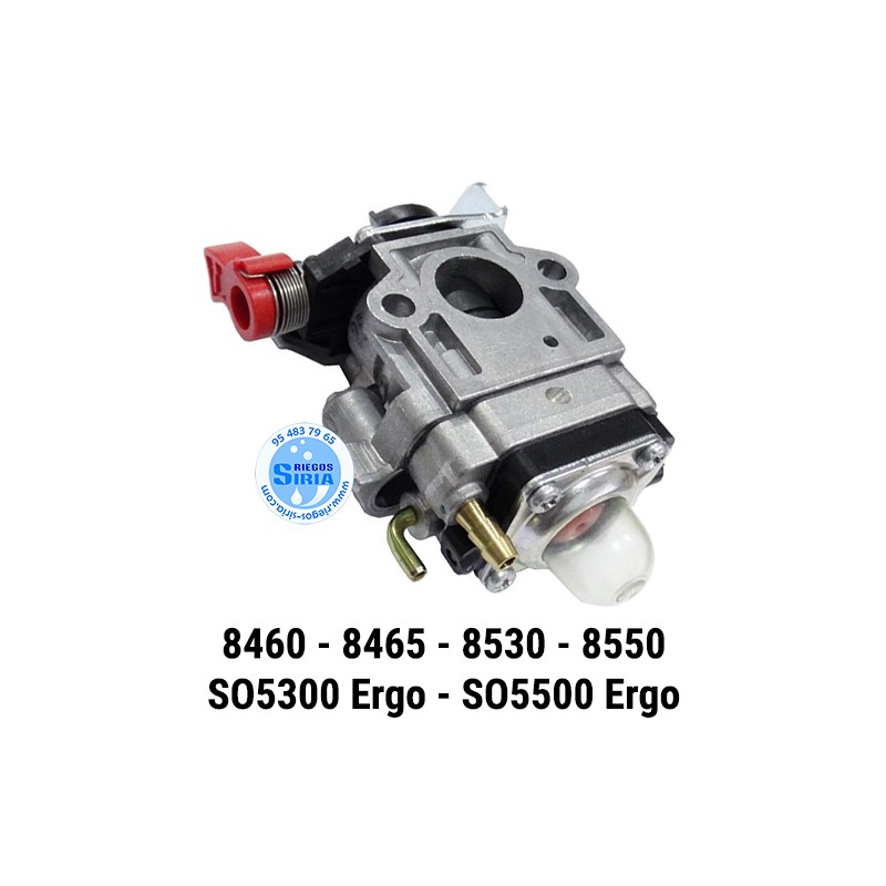 Carburador compatible 8460 8460IC 8465 8465 Ergo 8530 8530IC 8550 Boss SO5300 Ergo SO5500 Ergo 090026