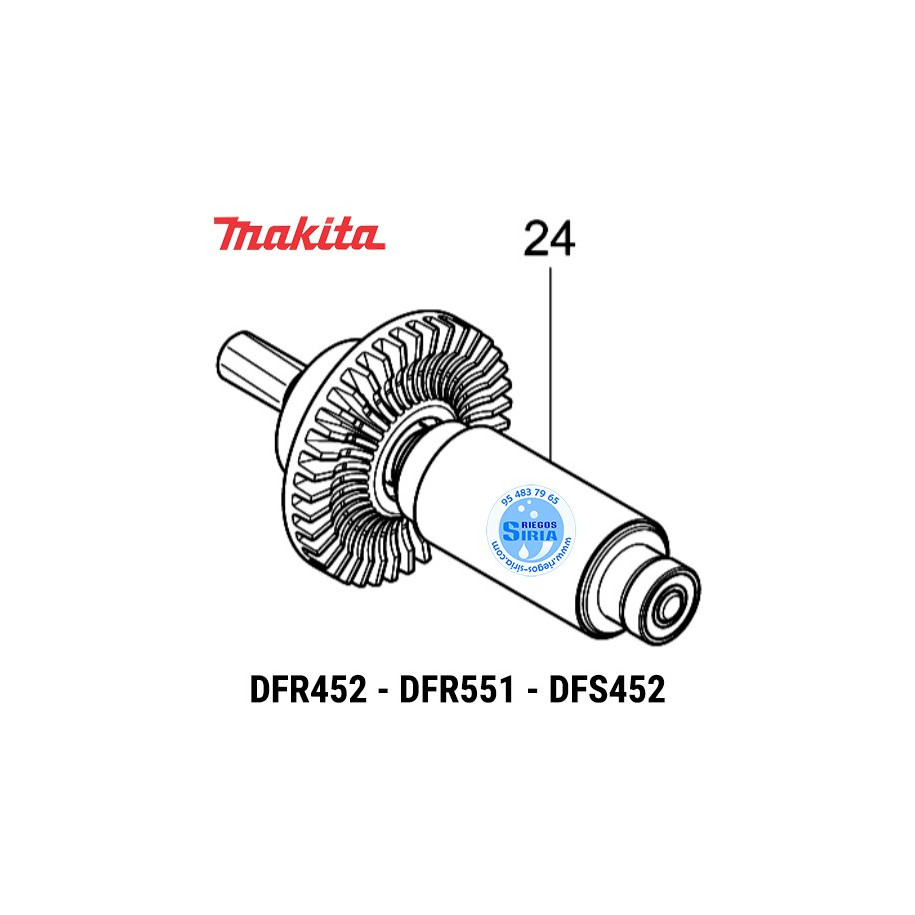 Inducido Original DFR452 DFR551 DFS452 519664-4