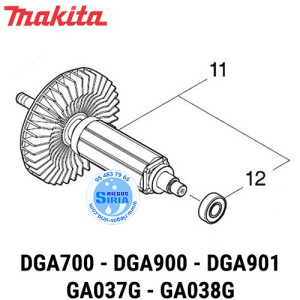 Inducido Original DGA700 DGA900 DGA901 GA037G GA038G 519436-7