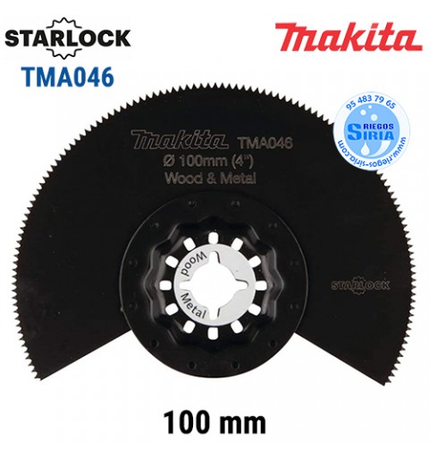 Cuchilla Corte Segmentada 100mm Starlock TMA046 B-64808
