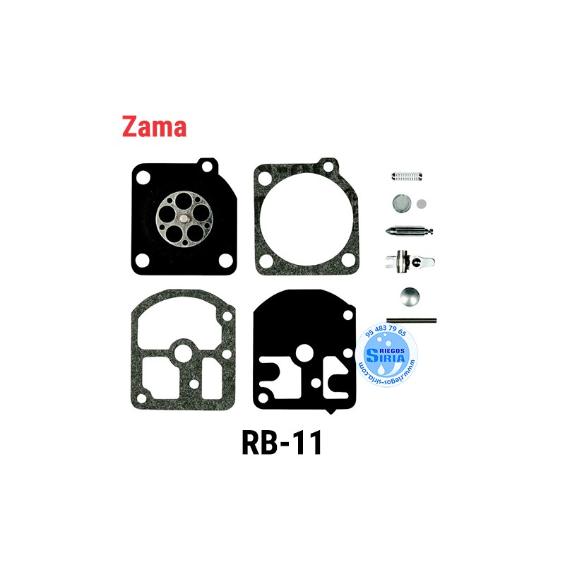 Kit Reparación Carburador adaptable Zama C1S RB11 020657