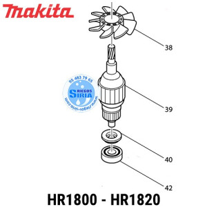 Inducido Original HR1800 HR1820 512778-8