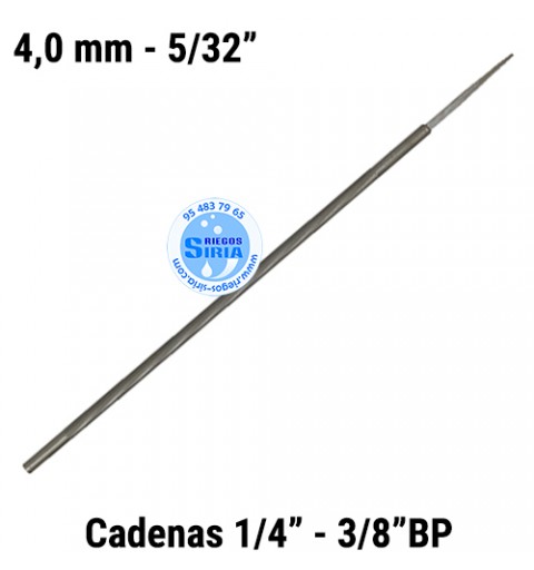 Lima Redonda 4mm 5/32" Cadenas 1/4" 3/8"BP 120012