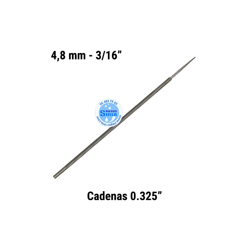 Lima Redonda 4,8mm 3/16" Cadenas 0.325" 120013