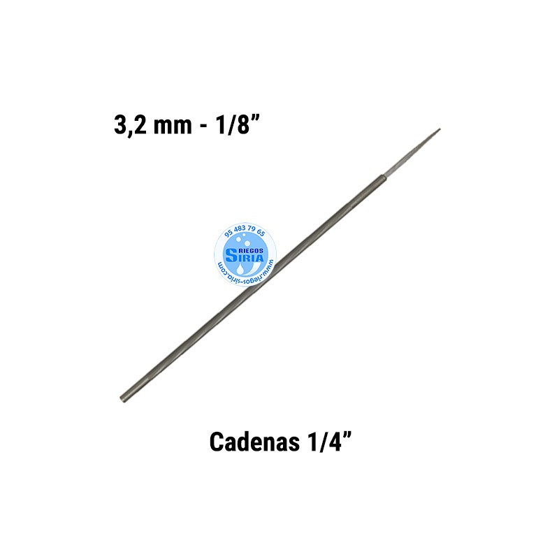 Lima Redonda 3,2mm 1/8" Cadenas 1/4" 120961
