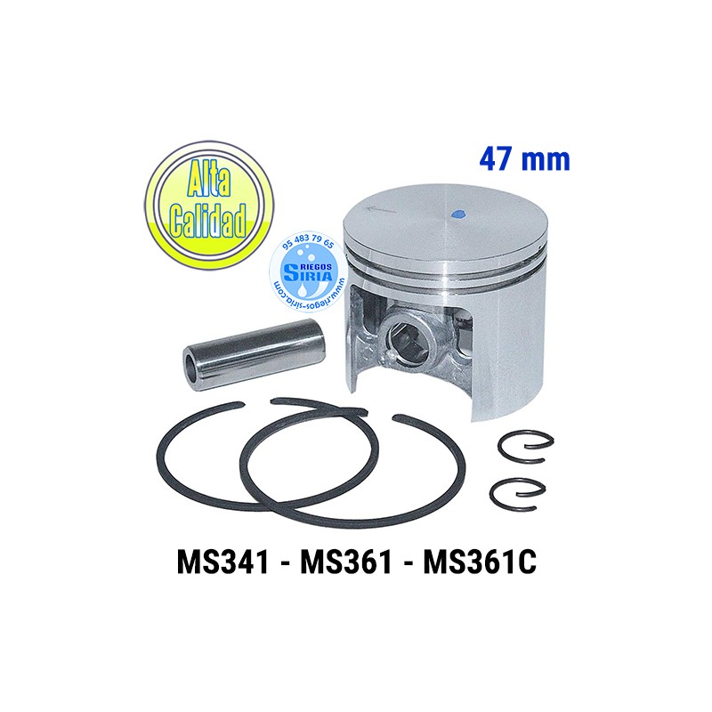 Pistón Completo compatible MS341 MS361 MS361C 47mm 020369