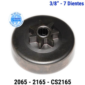 Piñón Cadena 3/8" 7 Dientes Corona Fija Compatible 2065 2165 CS2165 120363