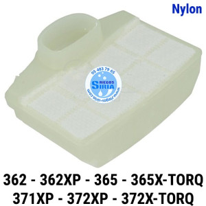 Filtro Aire Nylon compatible 362 362XP 365 365H 365 XTORQ 371XP 372XP 372XP XTORQ 030151