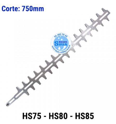 Cuchilla cortasetos compatible HS75 HS80 HS85 750mm 140015