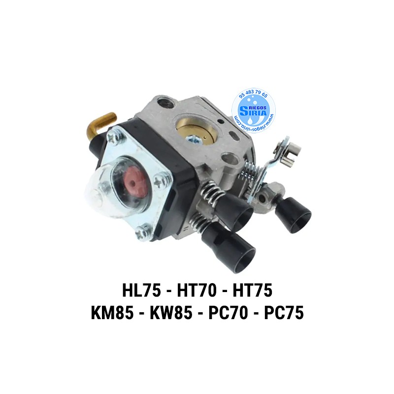 Carburador compatible HL75 HT70 HT75 KM85 KW85 SP80 SP81 SP85 020483