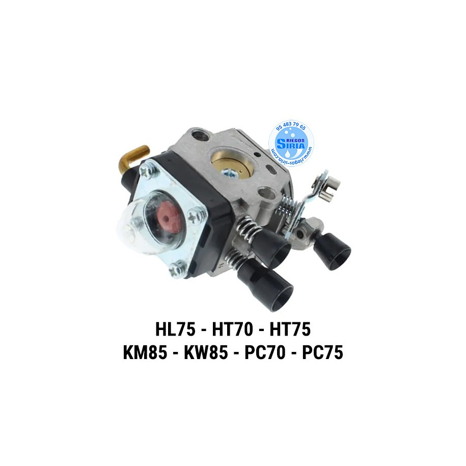 Carburador compatible HL75 HT70 HT75 KM85 KW85 SP80 SP81 SP85 020483