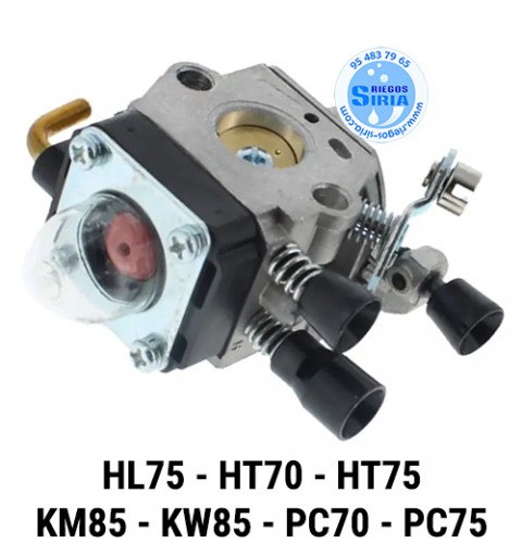 Carburador compatible HL75 HT70 HT75 KM85 KW85 SP80 SP81 SP85 020483