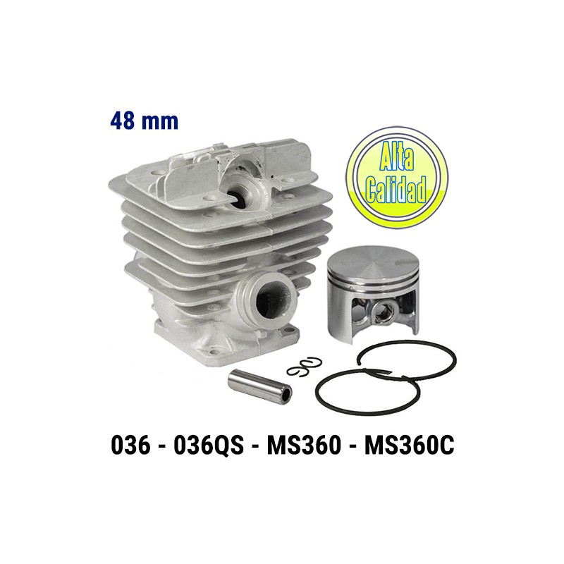 Cilindro Completo compatible 036 036QS MS360 MS360C 48mm 020104