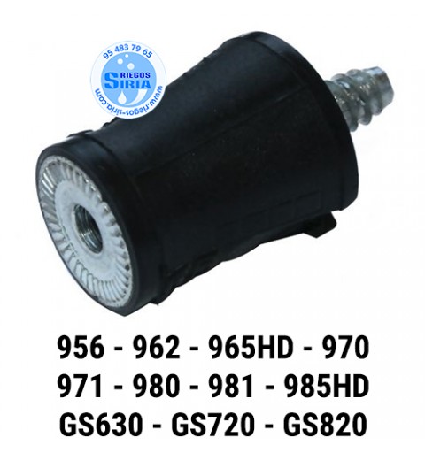 Amortiguador compatible 956 962 965HD 970 971 980 981 985HD GS630 GS720 GS820 090007