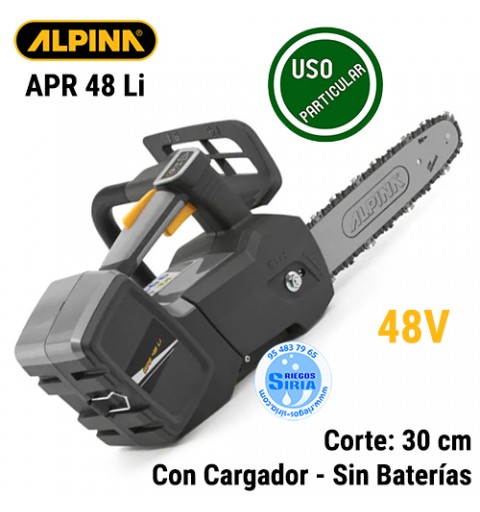 Motosierra Alpina 48V 30cm APR48 Li 278410004/A21
