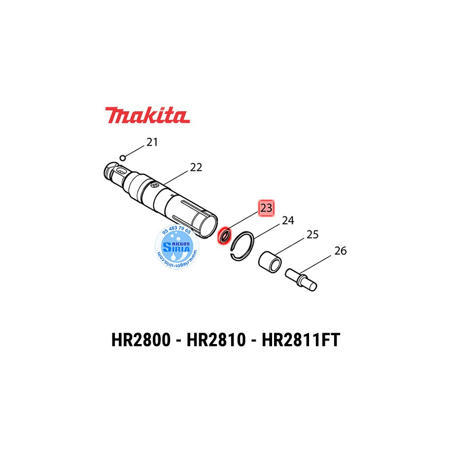 Junta Aceite Original HR2800 HR2810 HR2810T HR2811FT 213344-1