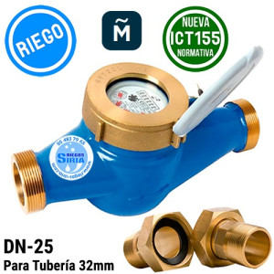 Contador Agua Chorro Unico 1/2 Plastico