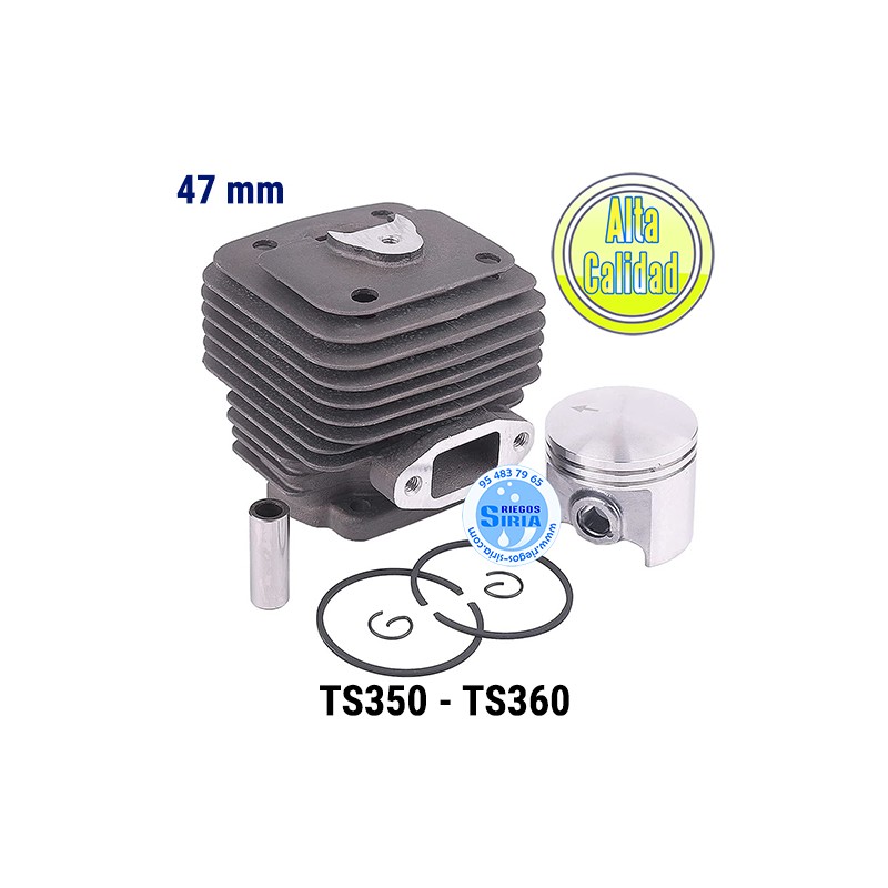 Cilindro Completo compatible TS350 TS360 47mm 020504