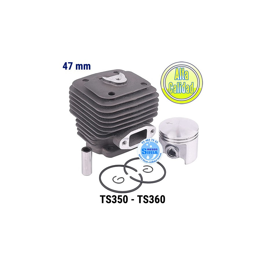 Cilindro Completo compatible TS350 TS360 47mm 020504