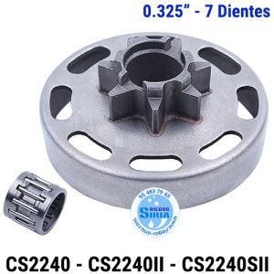 Piñón Cadena 0.325" 7 Dientes Corona Fija Compatible CS2240 CS2240II CS2240SII 120820