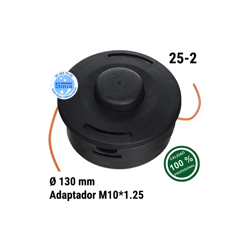 Cabezal Nylon compatible tipo Autocut 25-2 M10x1.25 130247