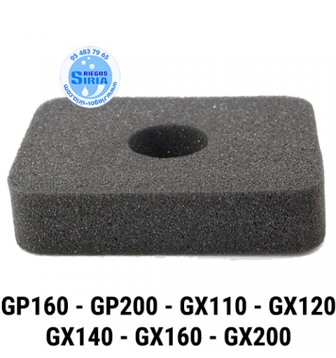 Filtro Aire compatible GP160 GP200 GX110 GX120 GX160 GX200 000388