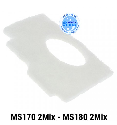 Filtro de Aire compatible MS170 2Mix MS180 2Mix 021510