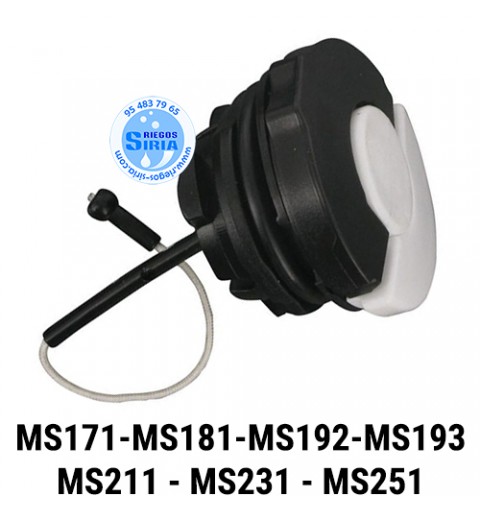 Tapón Gasolina compatible MS171 MS181 MS192T MS193T MS211 MS231 MS251 020319