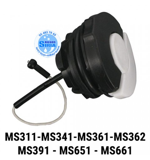 Tapón Gasolina compatible MS311 MS341 MS361 MS362 MS391 MS651 MS661 020319