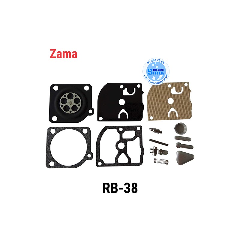 Kit Reparación Carburador compatible Zama C1Q RB38 020754
