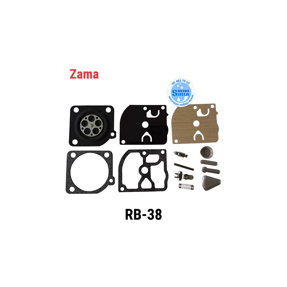 Kit Reparación Carburador compatible Zama C1Q RB38 020754