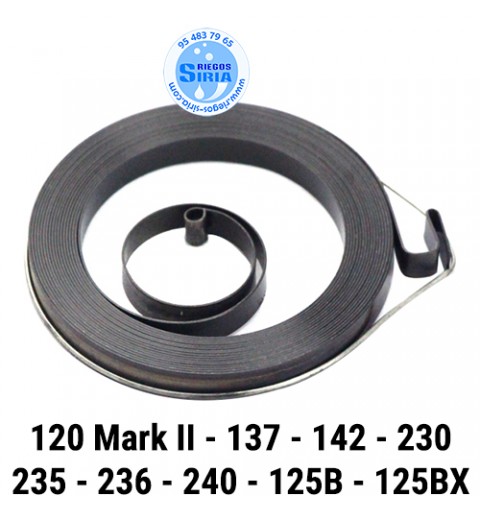 Muelle Arranque compatible 120 Mark II 137 142 230 235 236 240 125B 125BV 125BX 030686