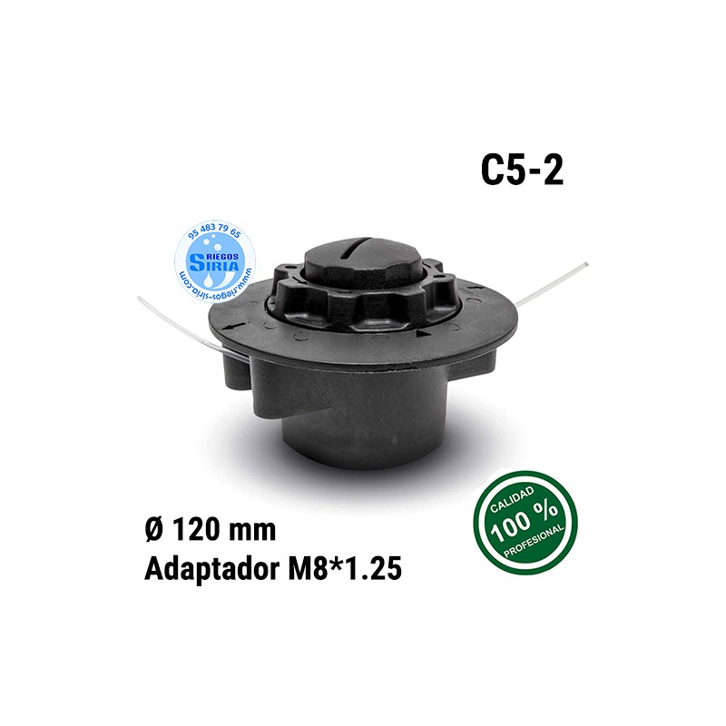 Cabezal Nylon compatible tipo Autocut C5-2 M8x1.25 130577