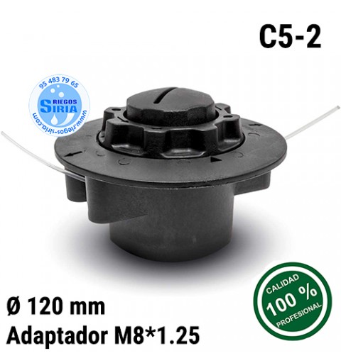 Cabezal Nylon compatible tipo Autocut C5-2 M8x1.25 130577