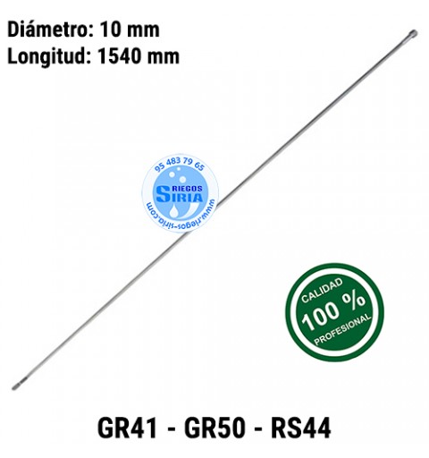 Eje Transmisión compatible GR41 GR50 RS44 10x1540mm 130159