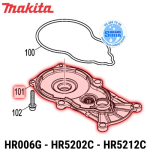 Tapa Carcasa Engranaje Original HR006G HR5202C HR5212C 142409-1