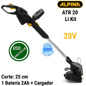 Cortabordes Alpina 20V 25cm 1Bat 2,0Ah ATR 20 Li Kit 271102104/A21