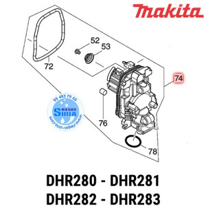 Carcasa Engranajes Original DHR280 DHR281 DHR282 DHR283 135962-4