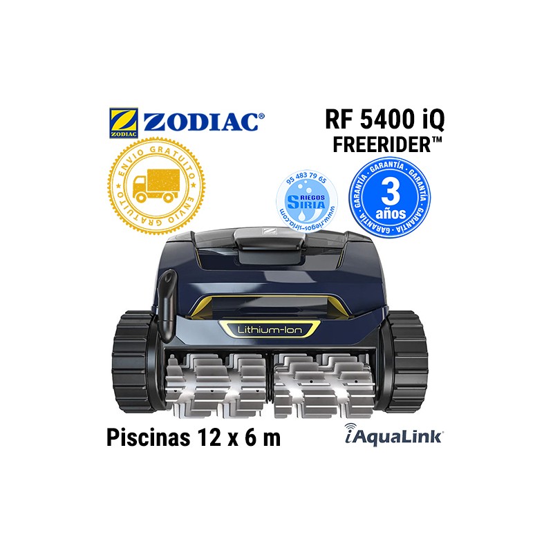 Limpiafondos a Batería Automático Zodiac RF5400iQ Freerider WR000411