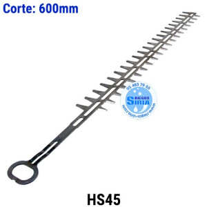 Cuchilla Cortasetos compatible HS45 600mm 140013