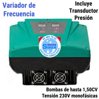 Variador Frecuencia Bombas Entrada 230V II Salida 230V II 9,6A VF10MM