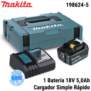 198624-5 OFERTA Pack 1 BATERÍA 18V 5Ah y CARGADOR Rápido