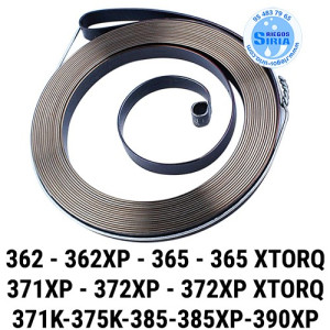 Muelle Arranque compatible 362 362XP 365 365H 365 XTORQ 371K 371XP 372XP 372XP XTORQ 375K 385 385XP 390XP 030341