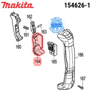 Soporte Interruptor Original Makita 154626-1 154626-1