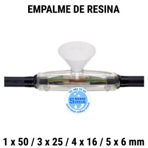 Empalme de Resina para Cables de hasta 4 x 16 mm GTA2