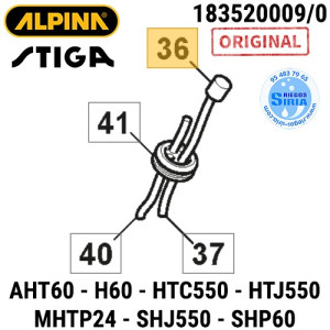 Filtro Gasolina Original AHT60 H60 HTC550 HTJ550 MTHP24 SHJ550 SHP60 160289